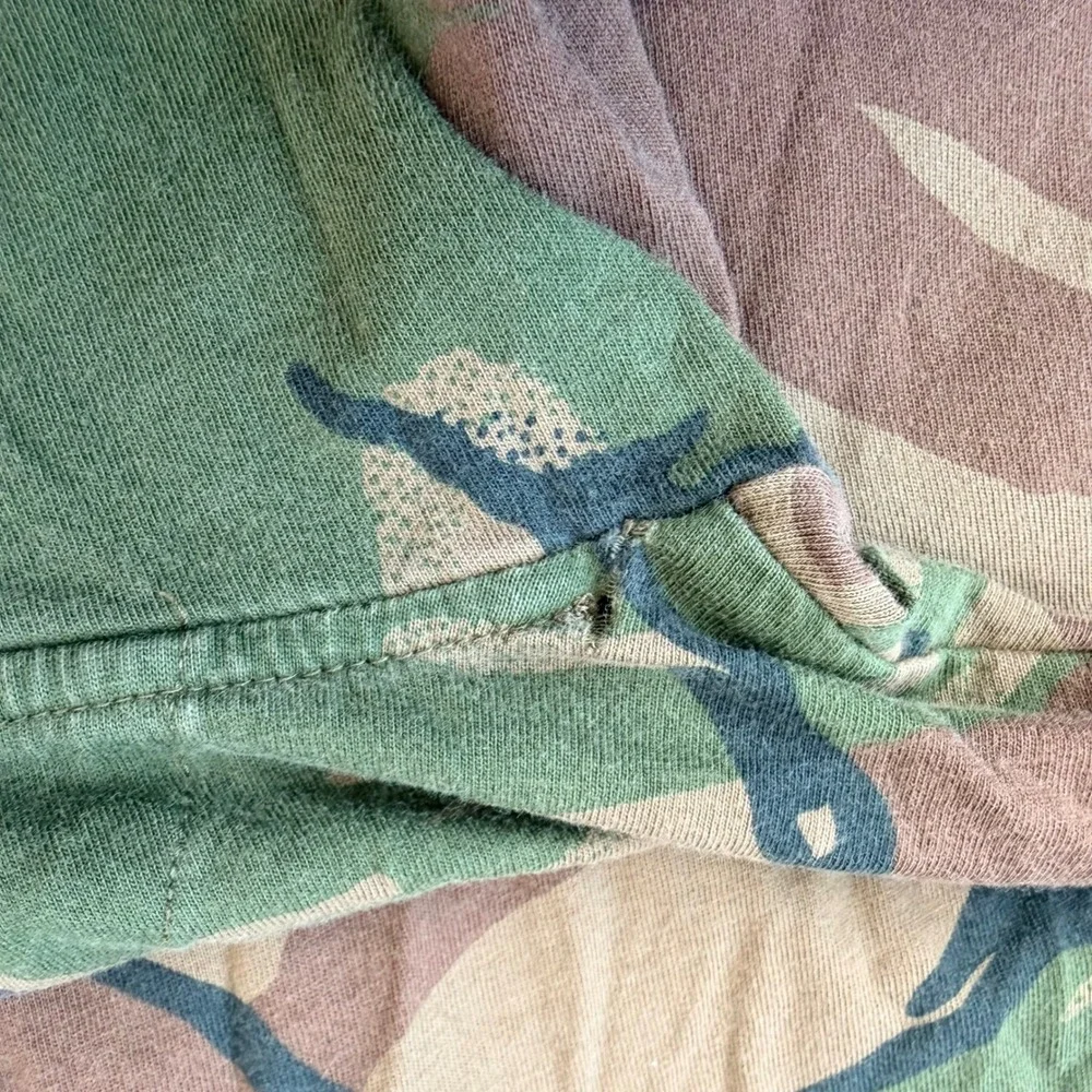 Polo Ralph Lauren Mens Camo Hoodie XL Long Sleeve Shirt Grunge Military Heritage